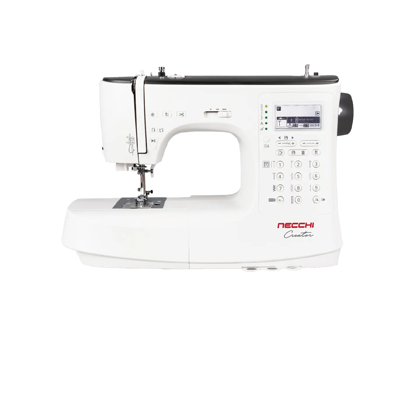 Necchi C360 computerized sewing machine with walking foot